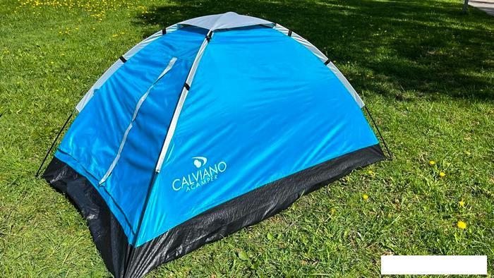 Треккинговая палатка Calviano Acamper Domepack 4 (бирюзовый) - фото 3 - id-p225826239