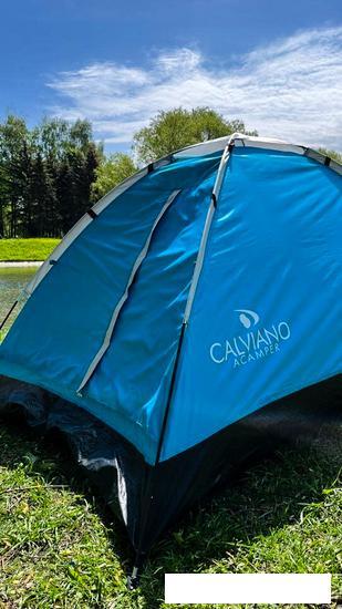 Треккинговая палатка Calviano Acamper Domepack 4 (бирюзовый) - фото 4 - id-p225826239