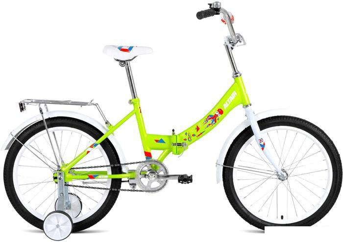 Детский велосипед Altair City Kids 20 compact 2021 (зеленый) - фото 1 - id-p225819288