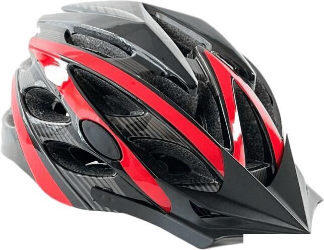 Cпортивный шлем Favorit IN20-M-RD (черный/красный) - фото 1 - id-p225812455