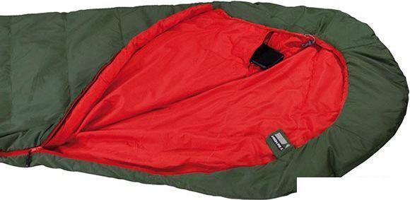 Спальный мешок High Peak Pak 600 23246 (зеленый/красный) - фото 2 - id-p225809611