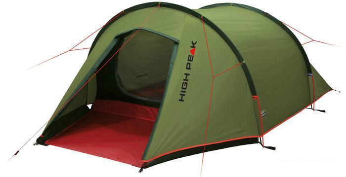 Треккинговая палатка High Peak Kite2 LW (Pesto/красный) - фото 1 - id-p225812467