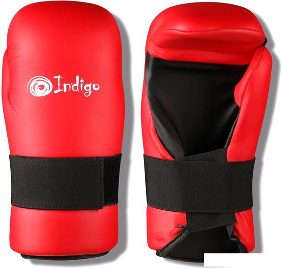 Перчатки для единоборств Indigo 7-Contact Pu UL-3645 (S, красный) - фото 1 - id-p225811139