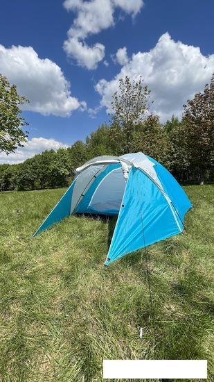 Треккинговая палатка Calviano Acamper Acco 4 (бирюзовый) - фото 3 - id-p225809640