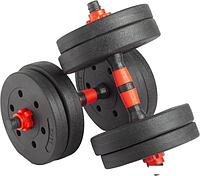 Набор гантелей с грифом для штанги VictoryFit VF-DC150 2x7.5 кг