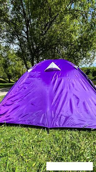 Треккинговая палатка Calviano Acamper Acco 4 (фиолетовый) - фото 7 - id-p225809654
