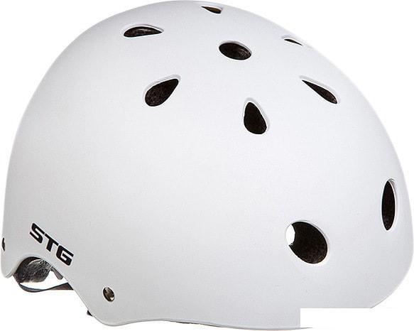 Cпортивный шлем STG MTV12 M (р. 55-58, белый) - фото 1 - id-p225818022