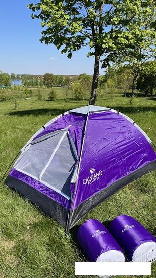Треккинговая палатка Calviano Acamper Domepack 4 (фиолетовый) - фото 4 - id-p225809676