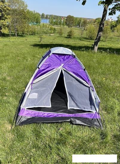 Треккинговая палатка Calviano Acamper Domepack 4 (фиолетовый) - фото 5 - id-p225809676