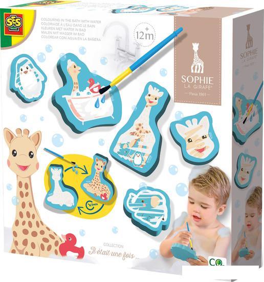 Набор игрушек для ванной SES Creative Для рисования водой My First Sophie La Girafe 14499 - фото 4 - id-p225805553