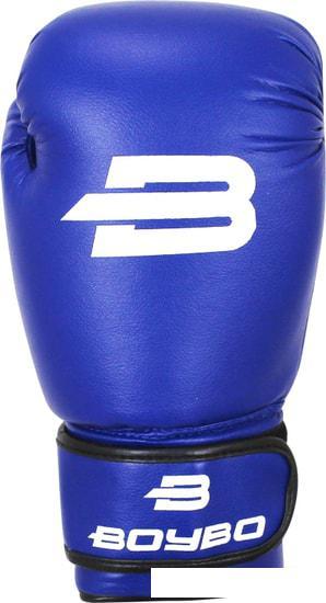 Перчатки для бокса BoyBo Basic (14 oz, синий) - фото 5 - id-p225826642