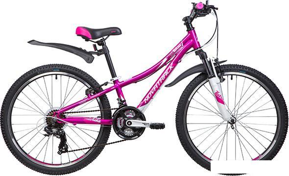 Велосипед Novatrack Katrina 24 (фиолетовый, 2019) - фото 1 - id-p225818053