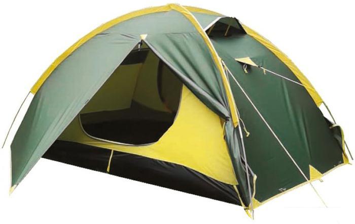 Треккинговая палатка TRAMP Ranger 3 V2 (зеленый) - фото 1 - id-p225812565