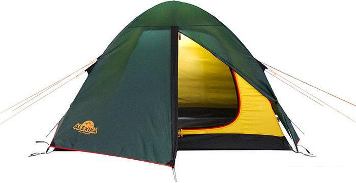 Треккинговая палатка AlexikA Scout 3 Fib (зеленый) - фото 1 - id-p225812570