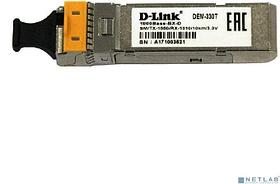 D-LINK SMB D-Link 330T/3KM/A1A WDM SFP-трансивер с 1 портом 1000Base-BX-D (Tx:1550 нм, Rx:1310 нм) для