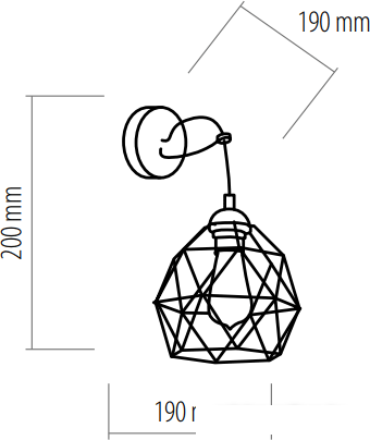 Бра TK Lighting Galaxy 1735 - фото 2 - id-p225804451