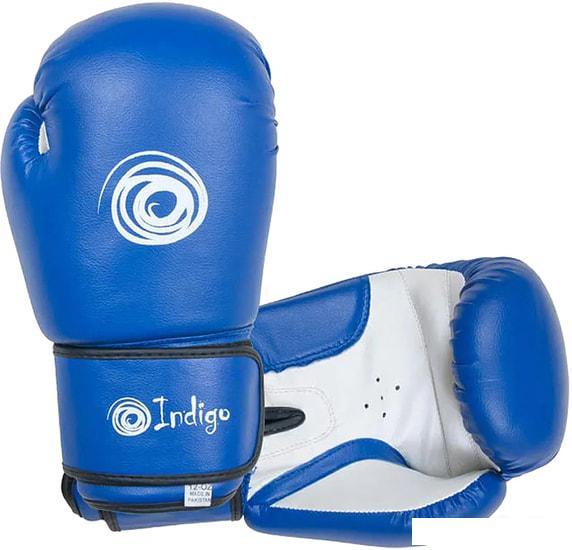 Перчатки для единоборств Indigo PS-799 (6 oz, синий) - фото 1 - id-p225826718