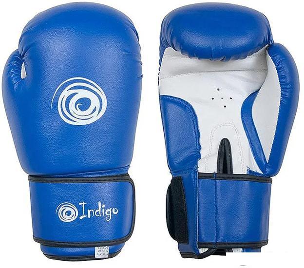 Перчатки для единоборств Indigo PS-799 (6 oz, синий) - фото 4 - id-p225826718