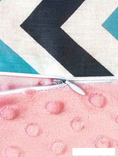 Подушка для беременных Amarobaby Зигзаг AMARO-40A-ZR (розовый) - фото 4 - id-p225812579