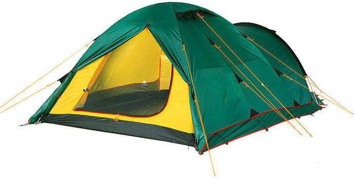 Кемпинговая палатка AlexikA Tower 4 Plus Fib (зеленый) - фото 1 - id-p225812581