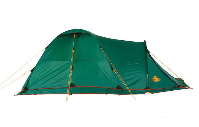 Кемпинговая палатка AlexikA Tower 4 Plus Fib (зеленый) - фото 5 - id-p225812581