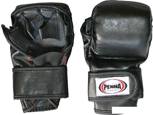 Перчатки для единоборств Penna 04-003 (XL, черный) - фото 1 - id-p225826795