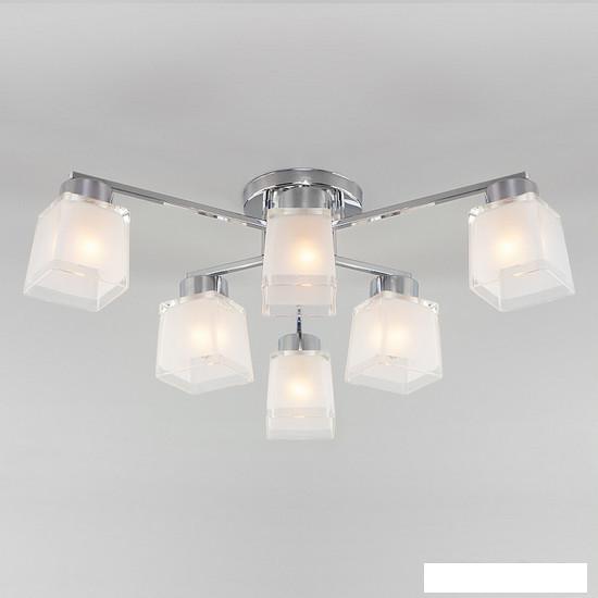 Люстра средней высоты Евросвет Delfi 30162/6 хром - фото 1 - id-p225770569