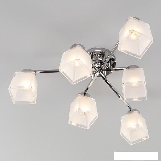 Люстра средней высоты Евросвет Delfi 30162/6 хром - фото 4 - id-p225770569