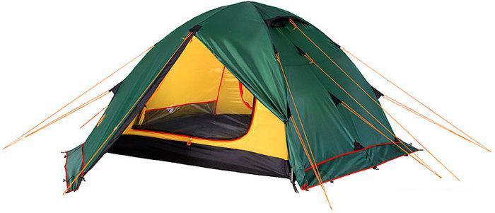 Треккинговая палатка AlexikA Rondo 4 Plus Fib (зеленый) - фото 1 - id-p225812615
