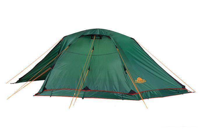 Треккинговая палатка AlexikA Rondo 4 Plus Fib (зеленый) - фото 3 - id-p225812615