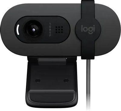 Web-камера Logitech HD Webcam Brio 90, графитовый [960-001581] - фото 2 - id-p225431095