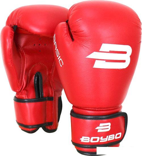 Перчатки для единоборств BoyBo Basic 4 OZ (красный)