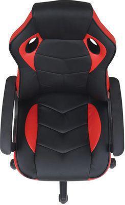 Кресло игровое BRABIX Fighter GM-008, на колесиках, эко.кожа, 1шт. в комплекте черный/красный [532506] - фото 4 - id-p225963242