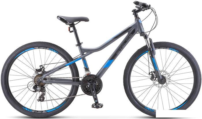 Велосипед Stels Navigator 610 MD 26 V040 р.16 2023 (антрацит/синий) - фото 1 - id-p225809804