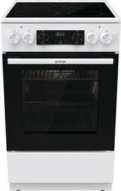 Электрическая плита Gorenje GEC5C61WG, стеклокерамика, без крышки, белый