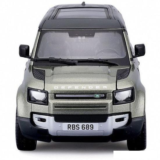 Внедорожник Bburago Land Rover Defender 2022 18-21101 (зеленый) - фото 2 - id-p225805665