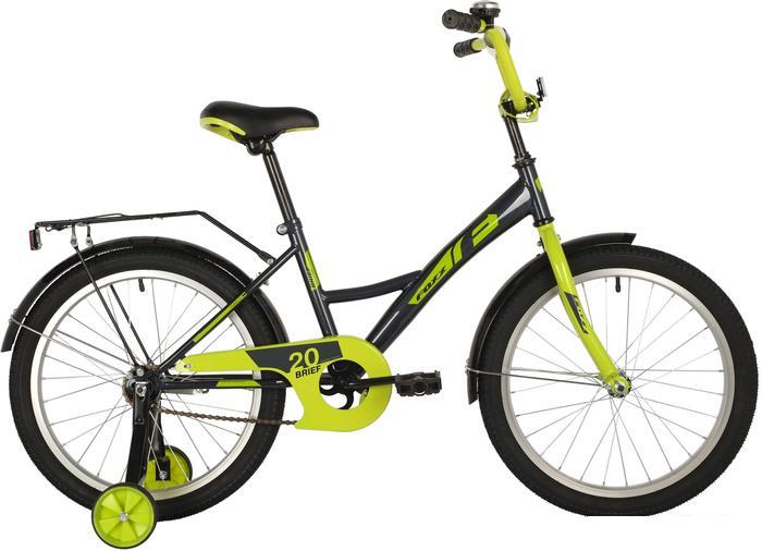 Детский велосипед Foxx BRIEF 20 2021 (зеленый) - фото 1 - id-p225806998
