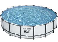 BESTWAY Бассейн каркасный Steel Pro MAX, 549 х 122 см, фильтр-насос, лестница, тент, 56462