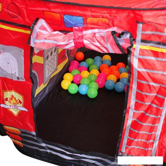 Игровая палатка Darvish Пожарная машина (50 шаров) DV-T-1683 - фото 2 - id-p225817002