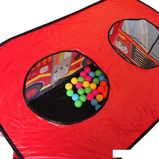 Игровая палатка Darvish Пожарная машина (50 шаров) DV-T-1683 - фото 3 - id-p225817002