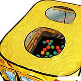 Игровая палатка Darvish Школьный автобус (50 шаров) DV-T-1682, фото 3