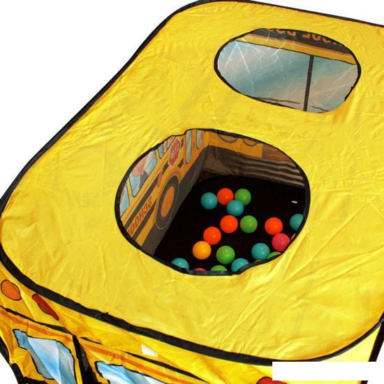 Игровая палатка Darvish Школьный автобус (50 шаров) DV-T-1682 - фото 3 - id-p225817004