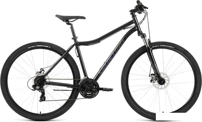 Велосипед Forward Sporting 29 2.0 D р.17 2022 (черный/темно-серый) - фото 1 - id-p225814302