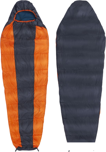 Спальный мешок Atemi A2-18N (серый/оранжевый) - фото 1 - id-p225811480