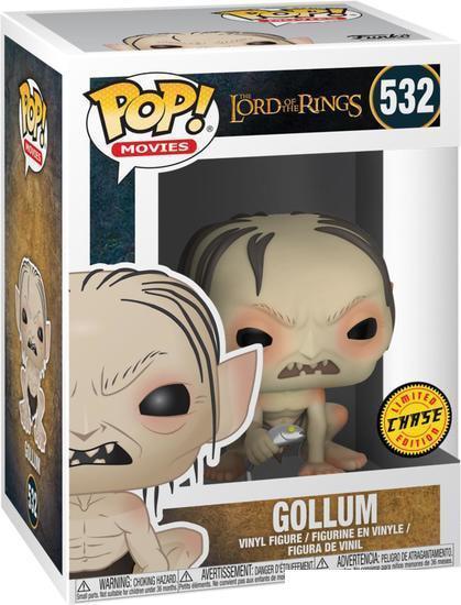 Фигурка Funko Movies LOTR/Hobbit S3 Gollum w/Chase 13559 - фото 4 - id-p225809982