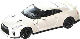 Игрушечный транспорт Bburago Nissan GT-R 18-21082 (белый металлик)