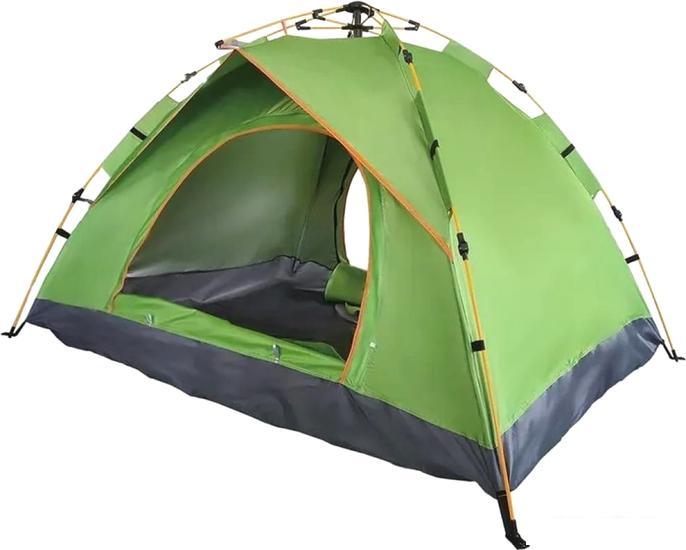 Треккинговая палатка ForceKraft FK-CAMP-1 (зеленый) - фото 1 - id-p225808635