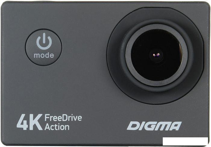 Экшен-камера Digma FreeDrive Action 4K - фото 1 - id-p225818376