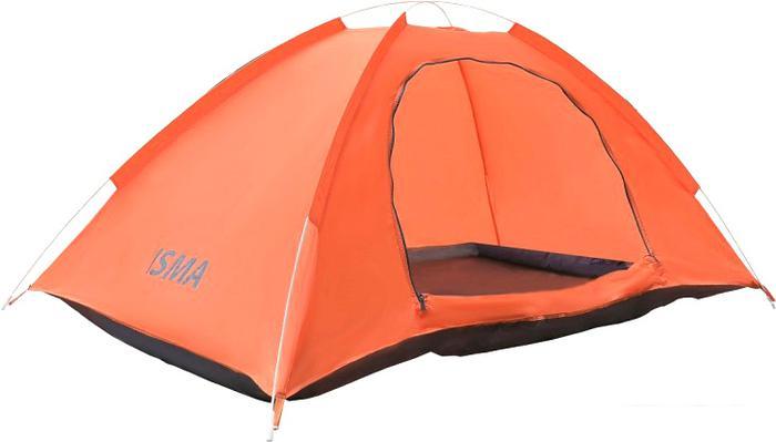 Треккинговая палатка ISMA CL-S10-2P (оранжевый) - фото 1 - id-p225808644