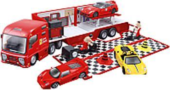 Автовоз Bburago Ferrari Грузовик с автомобилем 18-31202 - фото 1 - id-p225805841